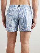 Etro - Roma Straight-Leg Mid-Length Paisley-Print Swim Shorts - Blue