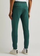 Saint Laurent Logo-embroidered Cotton Sweatpants Green