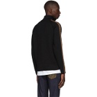 Fendi Black Forever Fendi Zip-Up Sweater