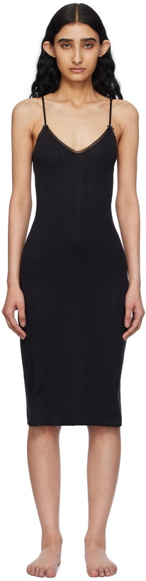 Photo: Cou Cou Black 'The Midi Slip' Midi Dress