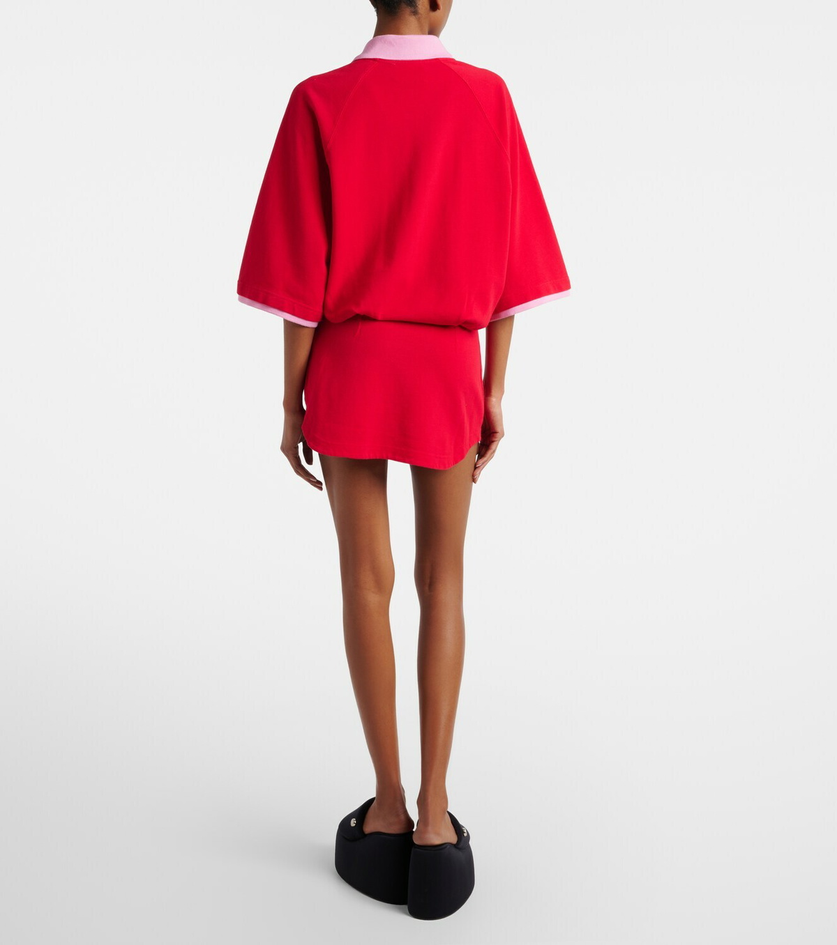 The Attico Cotton polo dress