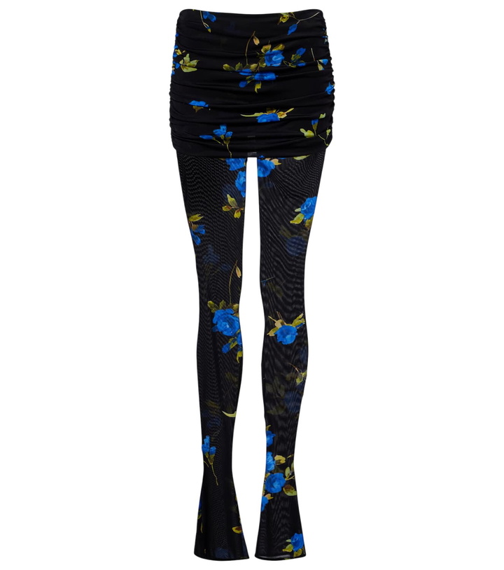 Photo: Blumarine Floral jersey leggings