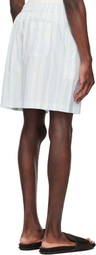 JACQUEMUS Blue & Beige 'The Caleçon Boxer' Shorts