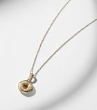 Stone and Strand Bagel Brunch 14kt gold pendant necklace with diamonds