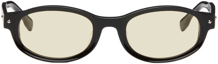 Photo: BONNIE CLYDE SSENSE Exclusive Black Rollercoaster Sunglasses