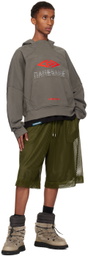 NAMESAKE Gray Chester Pullover Hoodie