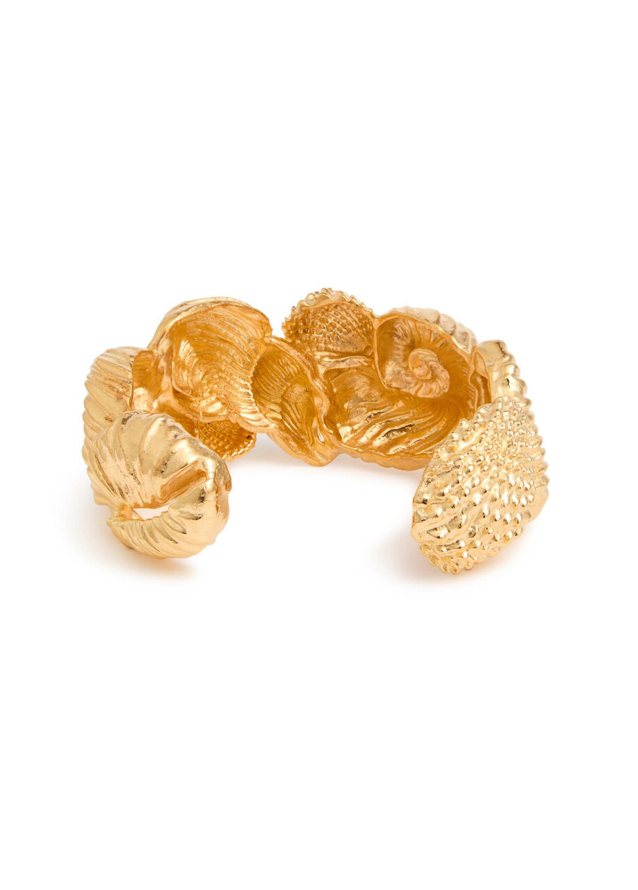 Joanna Laura Constantine Seashell 18kt Gold-plated Cuff - One Size