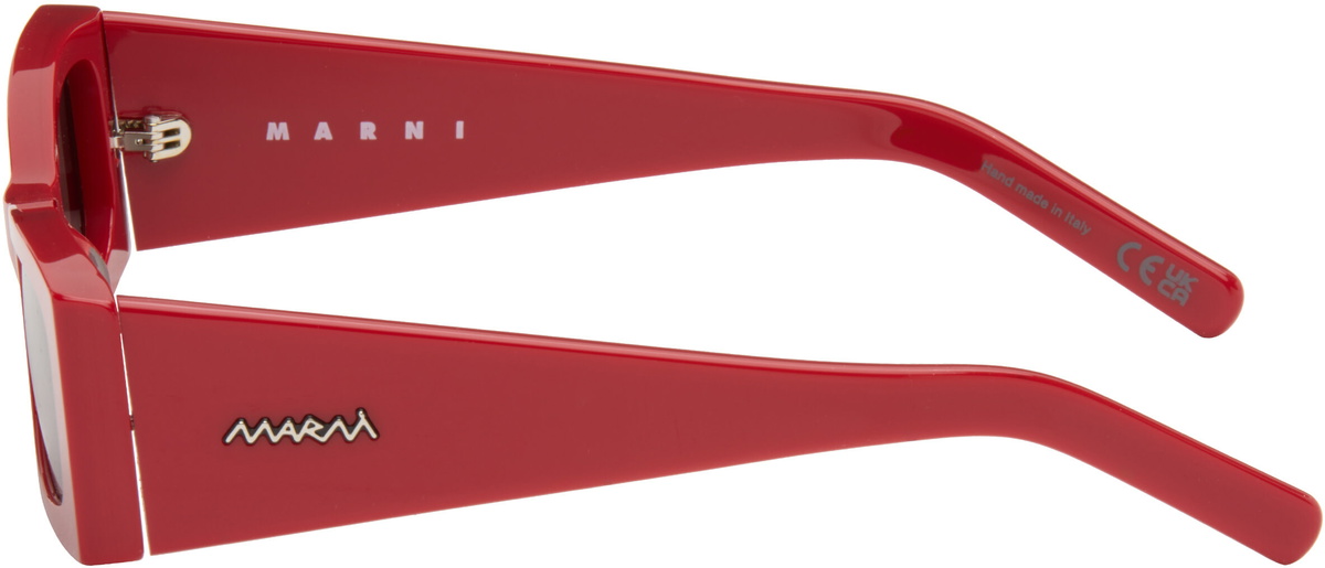 Marni Red Zokoa Sunglasses