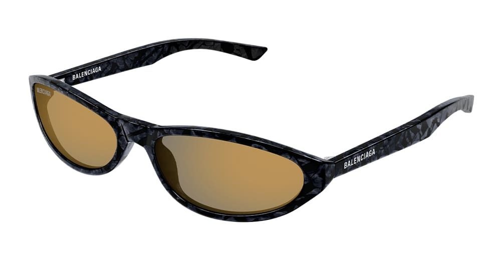 Balenciaga Eyewear Bb0007s-010 - Black Sunglasses