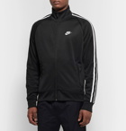 Nike - Sportswear N98 Webbing-Trimmed Tech-Jersey Track Jacket - Black