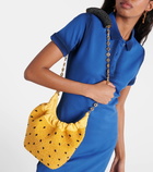 Loewe Squeeze Fruit Mini beaded leather tote bag