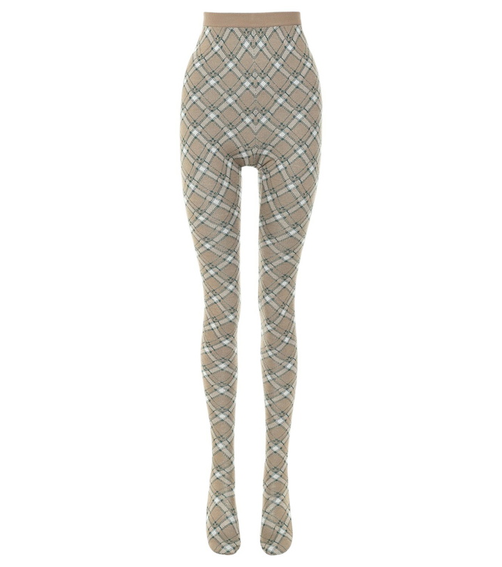 Photo: Miu Miu High-rise checked wool tights