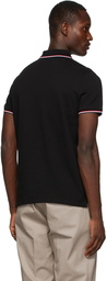 Moncler Black Logo Polo