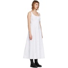 Brock Collection White Sara Poplin Tank Dress
