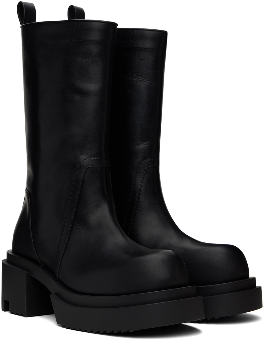 Rick Owens Black Bogun Boots Rick Owens