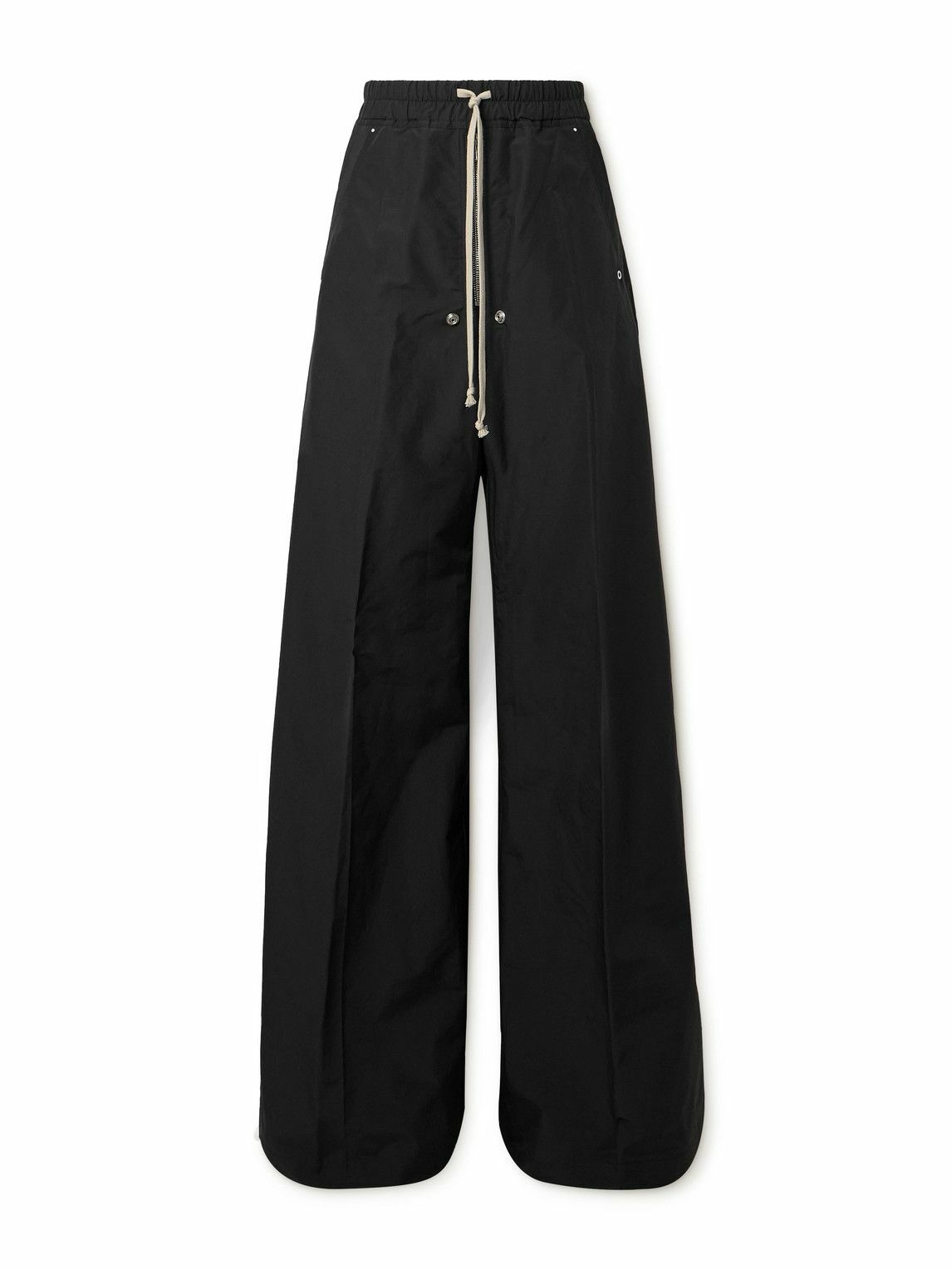 パンツ Rick Owens Wide-Leg Cotton Muslin Pants With Drawstring Rick Owens Wide-Leg Cotton Muslin Pants With Drawstring