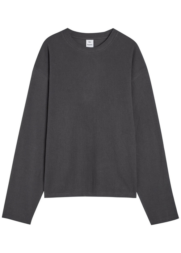 Photo: Won Hundred Steven Cotton-knit T-shirt Black