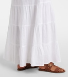 Melissa Odabash Dee tiered cotton maxi skirt