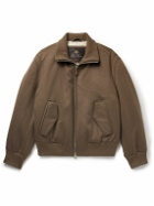 Loro Piana - Green Storm System® Padded Cashmere Bomber Jacket - Brown