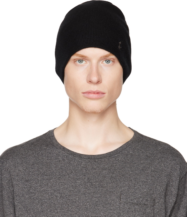 Photo: Polo Ralph Lauren Black Cashmere Beanie