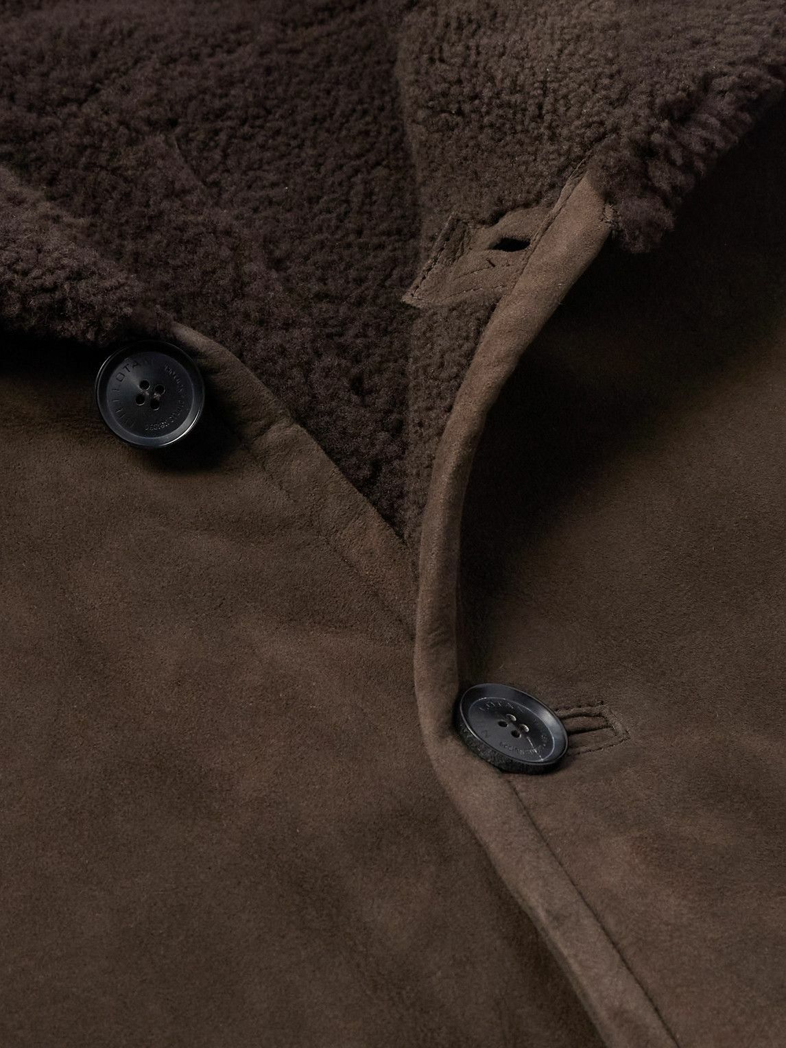 Nili Lotan - Goshen Shearling Coat - Brown