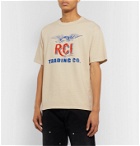 Reese Cooper® - Logo-Print Cotton-Jersey T-Shirt - Neutrals