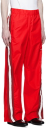 Commission Red Jitsu Track Pants