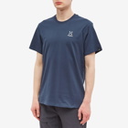 Haglofs Men's Camp T-Shirt in Tarn Blue