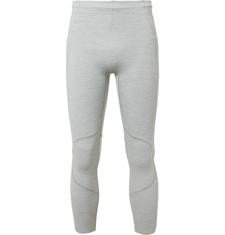 Photo: Lululemon - Surge Tight 22 Mesh-Panelled Nulux Tights - Gray