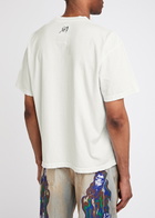 Warren Lotas Gargoyle Printed Cotton T-shirt White