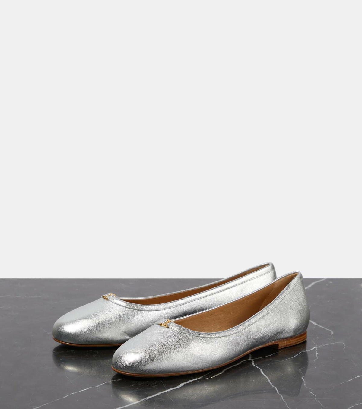 Chloe 2024 metallic flats