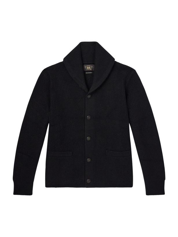 Photo: RRL - Shawl-Collar Cashmere Cardigan - Black