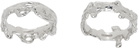 Vasiliki Silver Janus Ring Set