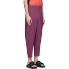 Homme Plisse Issey Miyake Purple MC July Trousers