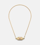 Marie Lichtenberg Love You 18kt gold pendant necklace with diamond and ruby