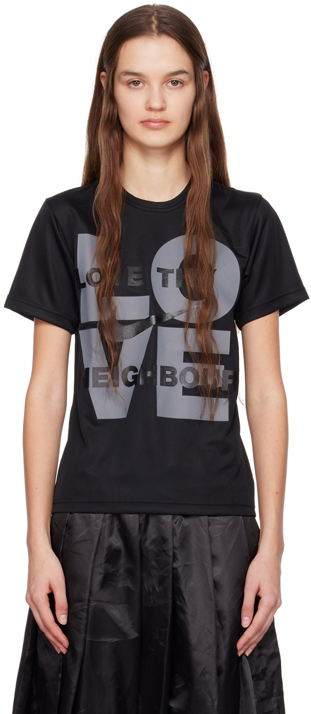 Black Comme des Garçons Black Nike Edition Love Thy Neighbour T-Shirt
