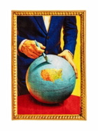 SELETTI Globe Bath Mat