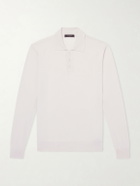 Slowear - Slim-Fit Cashmere and Silk-Blend Polo Shirt - Neutrals