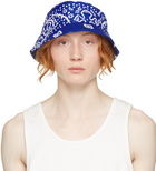 Rhude Blue Paisley Rhepurposed Bucket Hat