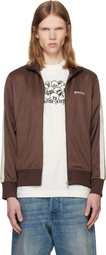 Palm Angels Brown Classic Logo Track Jacket