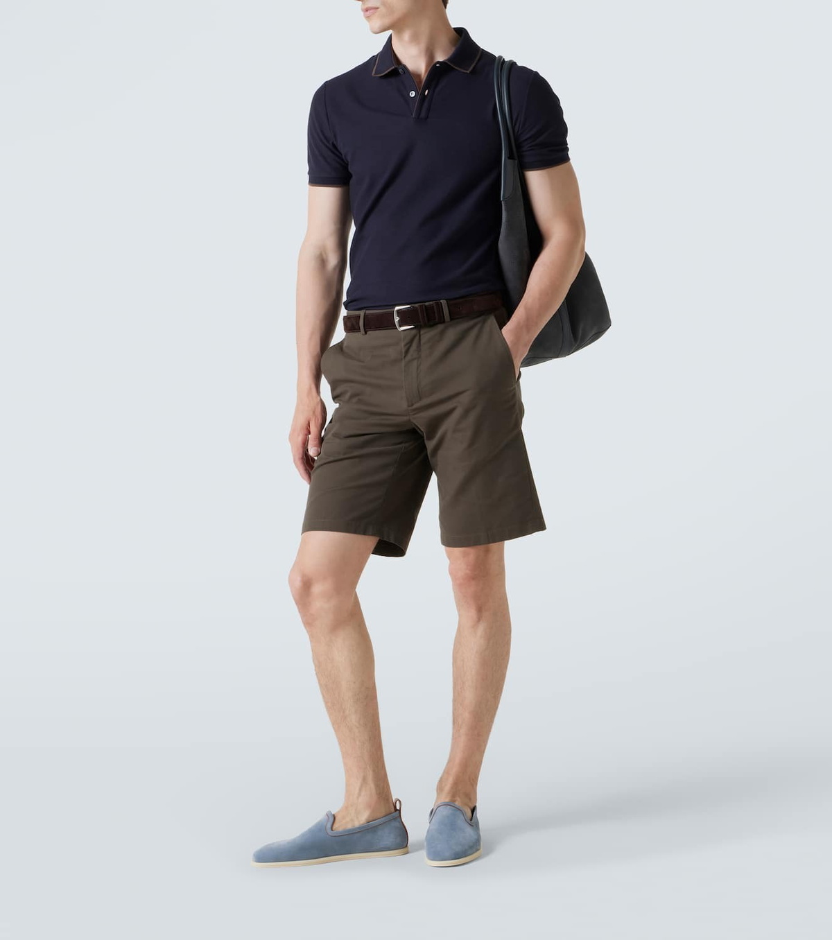 Loro Piana Venice Walk suede loafers