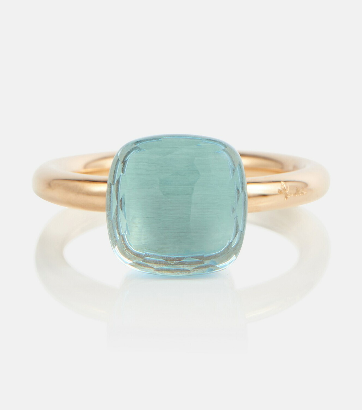 Pomellato - Nudo 18kt gold ring with topaz