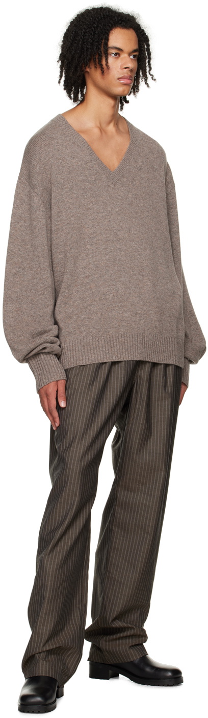Maryam Nassir Zadeh Beige Davis Sweater