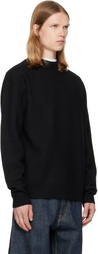Jil Sander Black Wool Sweater