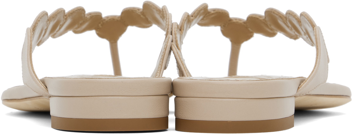 Manolo Blahnik Beige Nour Sandals Manolo Blahnik