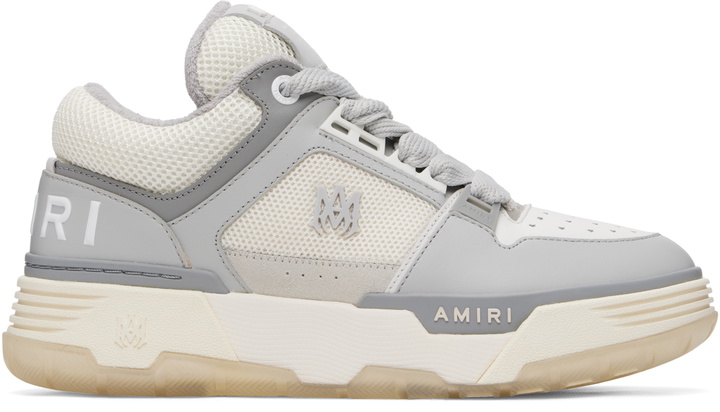 Photo: AMIRI Off-White & Gray MA-1 Sneakers