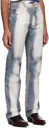 Y/Project SSENSE Exclusive Blue Jean Paul Gaultier Edition Jeans