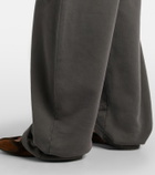 The Attico Cotton jersey barrel-leg sweatpants
