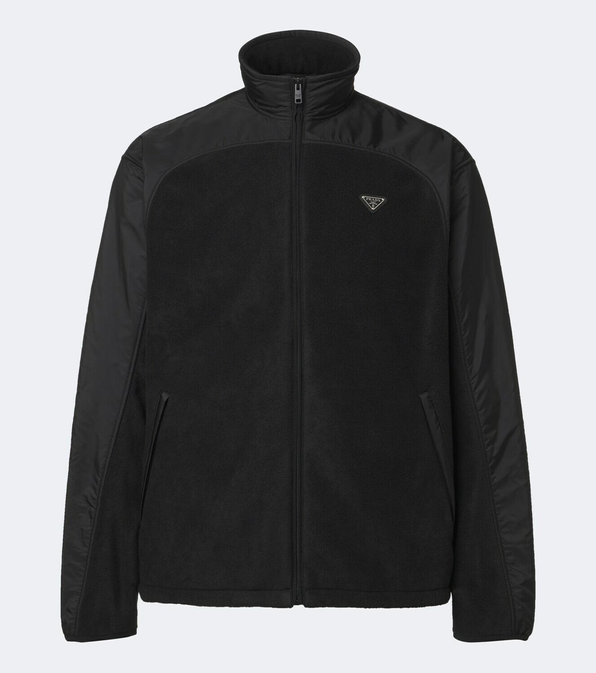 Prada Re-Nylon and fleece jacket