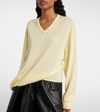 Loewe Double L asymmetric wool sweater